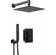 Concealed shower set with thermostatic BOX