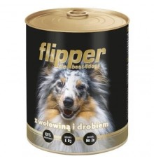 DOLINA NOTECI Flipper with beef and poultry - wet dog food - 400g