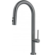 Kitchen faucet with pull-out spout - 2 types of spray