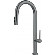 Kitchen faucet with pull-out spout - 2 types of spray