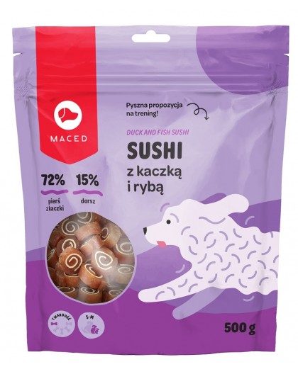 MACED Duck and fish sushi - Dog treat - 500g