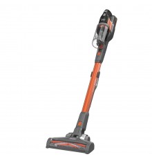 Black & Decker BHFEV182C-QW stick vacuum/electric broom 2-in-1 stick vacuum Battery Dry Bagless Orange, Titanium 2 Ah