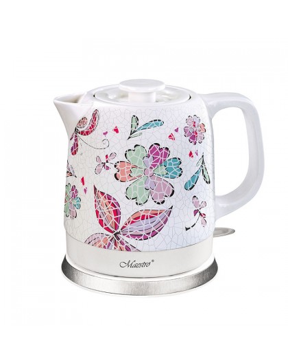 Ceramic electric kettle MAESTRO MR-068 1,5L 1500W (MR-068-FLOWERS)
