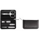 Zwilling Twinox Travel Set - Black Leather Case, 5 Pieces - Black