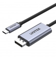 UNITEK V1409A cable gender changer USB-C DisplayPort Black, Grey