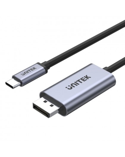 UNITEK V1409A cable gender changer USB-C DisplayPort Black, Grey
