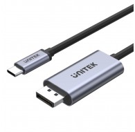 UNITEK V1409A cable gender changer USB-C DisplayPort Black, Grey