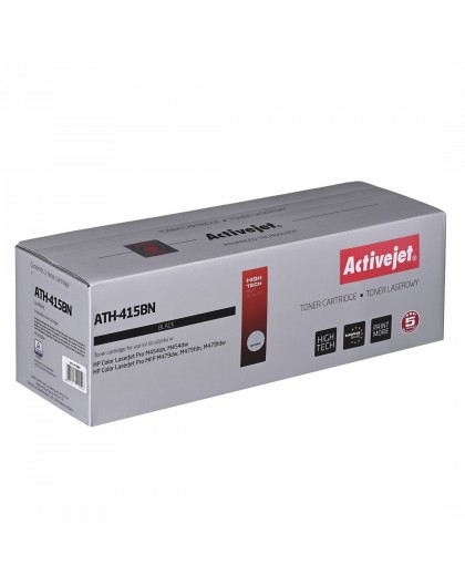 Activejet ATH-415BN Toner (replacement for HP 415A W2030A Supreme 2,400 pages black) with chip