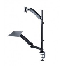 Maclean Monitor and Keyboard Mount, for Standing Up Work, MC-681
