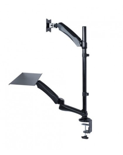 Maclean Monitor and Keyboard Mount, for Standing Up Work, MC-681