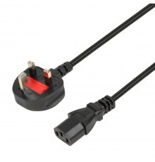 iBOX VDE SCHUKO power cable 1.8m UK plug