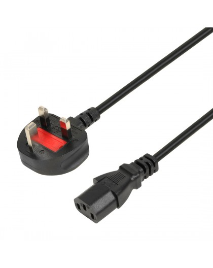 iBOX VDE SCHUKO power cable 1.8m UK plug