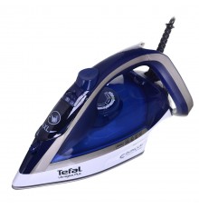 Tefal Ultimate Pure FV6812E0 iron Steam iron 2800 W Blue, Silver