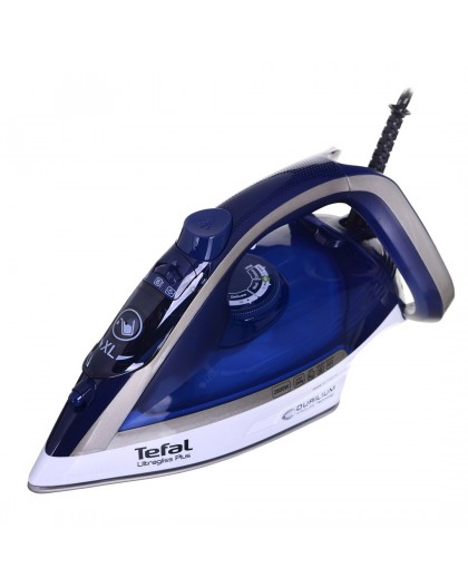 Tefal Ultimate Pure FV6812E0 iron Steam iron 2800 W Blue, Silver