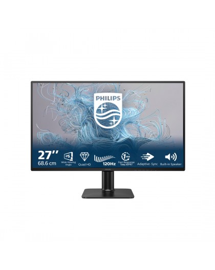 Philips 2000 series 27E2N2500/00 computer monitor 68.6 cm (27") 2560 x 1440 pixels Quad HD LCD Black