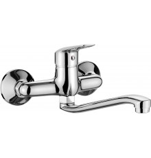 Wall-mounted kitchen faucet