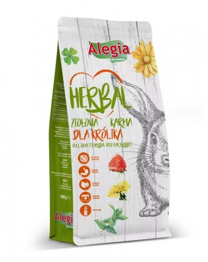 ALEGIA Herbal dry rabbit food - 600g