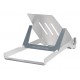 R-Go Tools Laptop holder R-Go Riser Basic, foldable and adjustable laptop riser, aluminum, silver