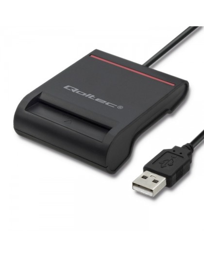 Qoltec Smart chip ID card scanner