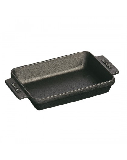 STAUB Rectangular Mini Baking Tray 250 ml, Black