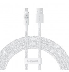 Baseus Gem USB to IP 2.4A fast charging cable 2 m White