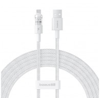 Baseus Gem USB to IP 2.4A fast charging cable 2 m White