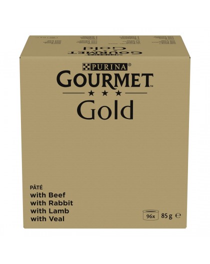 PURINA GOURMET GOLD Mus Mix 4 Flavors - wet cat food - 96x85g