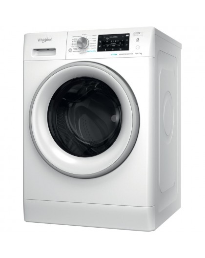 Whirlpool FFWDD 1076258 SV EE washer dryer Freestanding Front-load White E