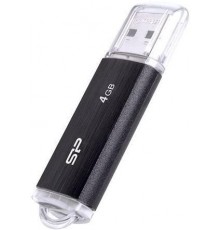 SILICON POWER Ultima U02 Pendrive USB flash drive 4 GB USB 2.0 (SP004GBUF2U02V1K) Black