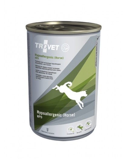 TROVET Hypoallergenic HPD with horse - Wet dog food - 400 g