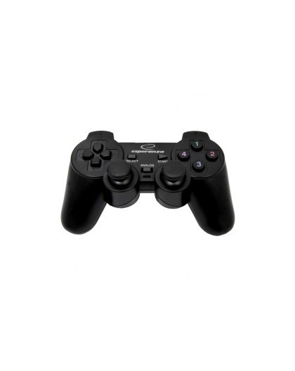 Esperanza EG106 Gaming Controller Joystick PC,Playstation 2,Playstation 3 Analogue / Digital USB 2.0 Black