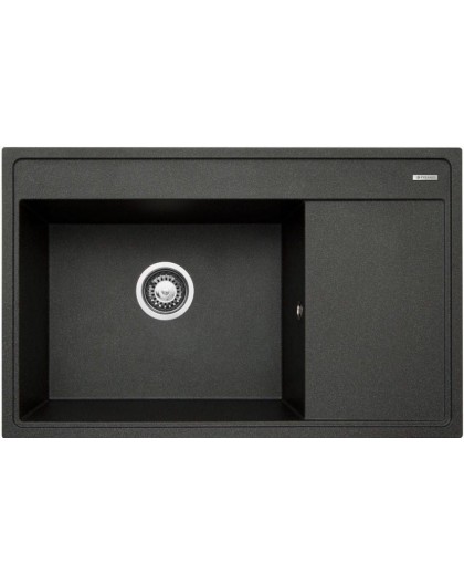 PYRAMIS CAMEA (79x50) 1B 1D L granite sink 070058501 carbon