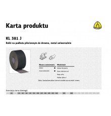 K.CANVAS ROLL 200mm 120 KL381J (50mb)
