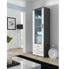 Cama display cabinet SOHO S1 grey/white gloss