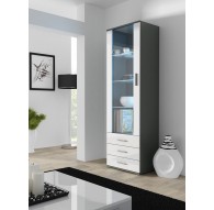 Cama display cabinet SOHO S1 grey/white gloss