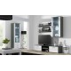 Cama display cabinet SOHO S1 grey/white gloss