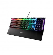 SteelSeries Apex 5 Gaming Keyboard, US Layout, Wired, Black SteelSeries Apex 5 Gaming keyboard Hybrid blue mechanical gaming swi