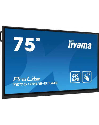 iiyama 75" Interactive 4K UHD Touchscreen elevating interactive collaboration