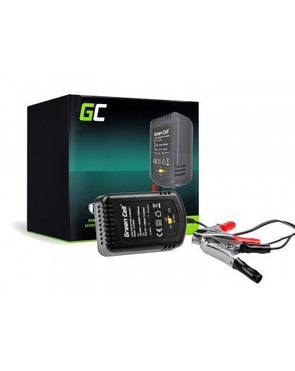 Green Cell ACAGM05 vehicle battery charger 2/6/12 V Black