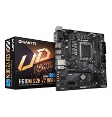 GIGABYTE H610M S2H V2 DDR4 Motherboard - Supports Intel Core 14th CPUs, 6+1+1 Hybrid Phases Digital VRM, up to 3200MHz DDR4 (OC)