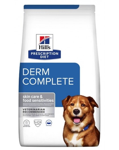 HILL'S Prescription Diet Derm Complete - dry dog food - 1,5kg