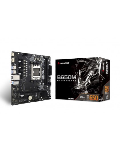 Biostar B650MT motherboard AMD B650 Socket AM5 micro ATX
