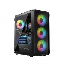 Logic PORTOS ARGB MINIDI USB 3.0 Case Black