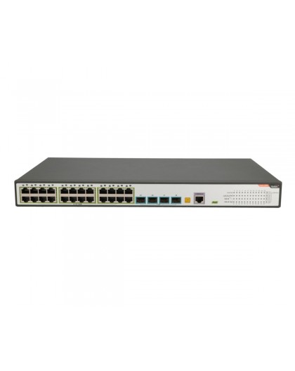 FiberHome S5800-28T-X-PE-AC network switch Managed L2/L3 Gigabit Ethernet (10/100/1000) Power over Ethernet (PoE) 1U Black, Grey