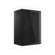 Lanberg WF01-6418-10B rack cabinet 18U Wall mounted rack Black