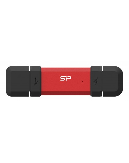 Silicon Power DS72 USB flash drive 500 GB USB Type-A / USB Type-C 3.2 Gen 2 (3.1 Gen 2) Red