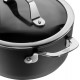 BALLARINI Alba pot with lid titanium 2.7 L ALBG2LD.20D