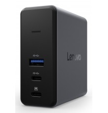 Lenovo X9 Charging GaN Dock Wired USB 3.2 Gen 2 (3.1 Gen 2) Type-C Grey