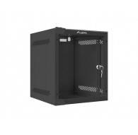 LANBERG WALL-MOUNTED RACK CABINET 10" 6U (280X310, BLACK)