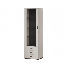 Cama S1 SOHO display cabinet 60x41x192 cashmere + black